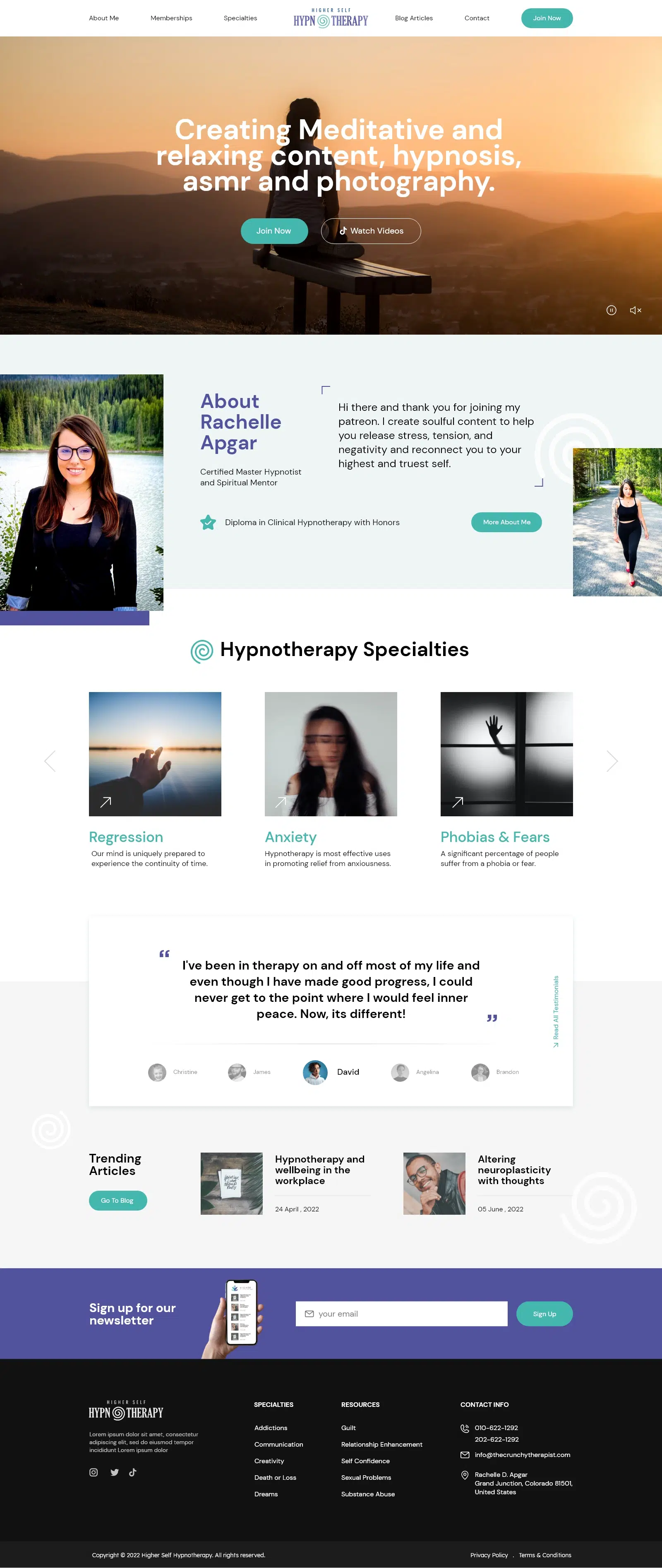 Higher Self Hypnotherapy Positive Medium