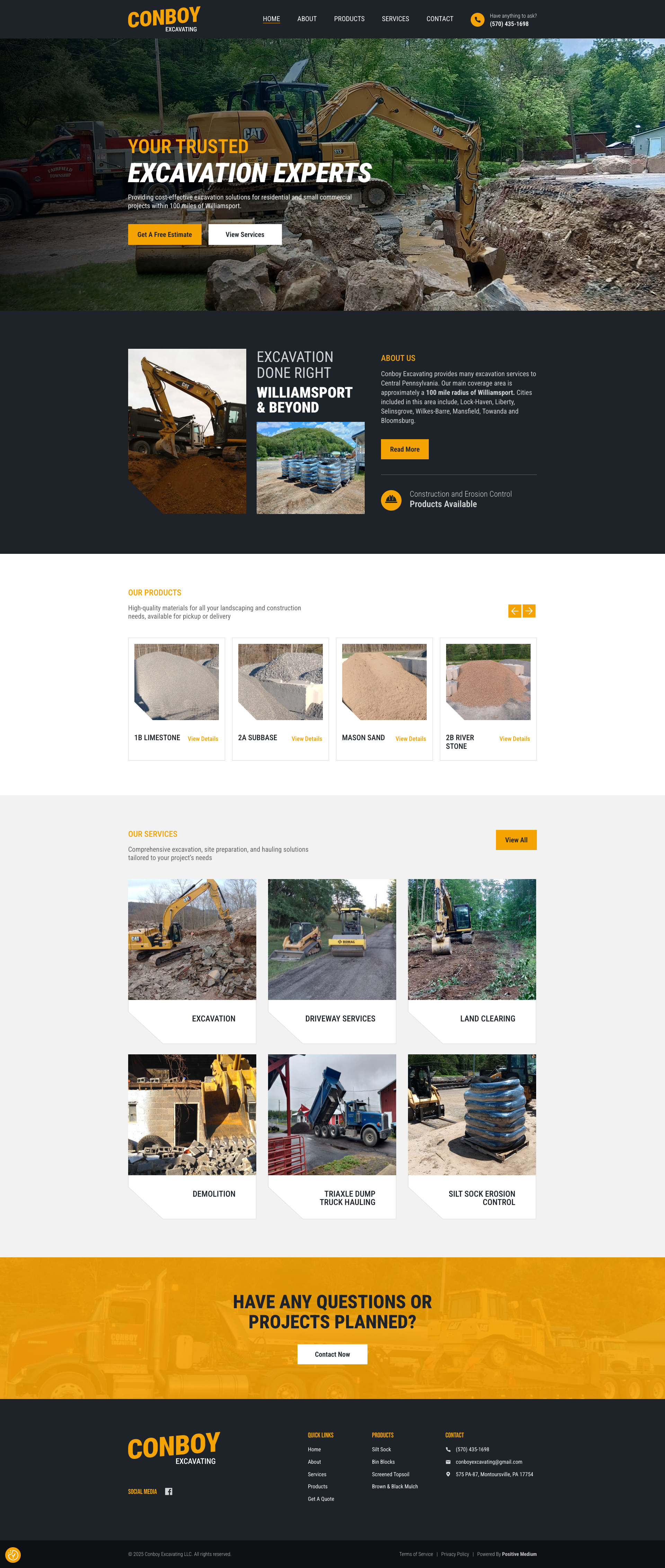 A screenshot of a website